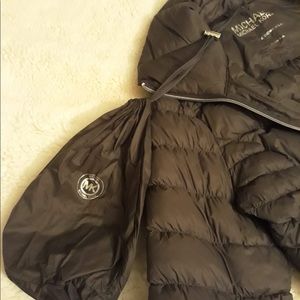 Michael Kors Quilted Nylon Down Puffer Jacket